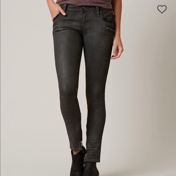 SOLD❗️ROCK REVIVAL Moto Camille jet black size 27 - Picture 2 of 8